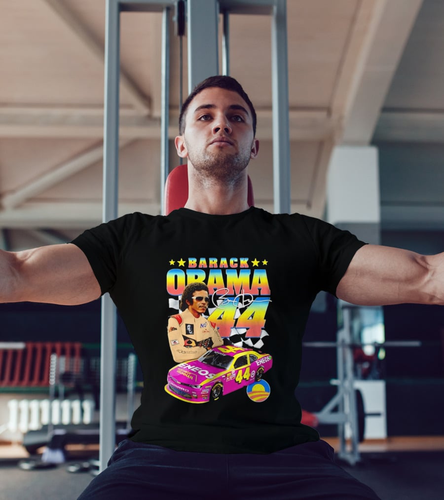 Barack Obama Racing 44 ENEOS NASCAR T-Shirt