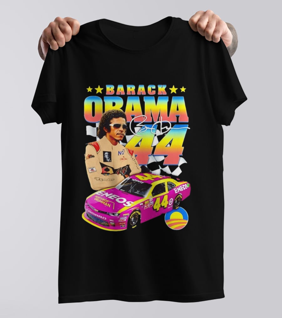 Barack Obama Racing 44 ENEOS NASCAR T-Shirt