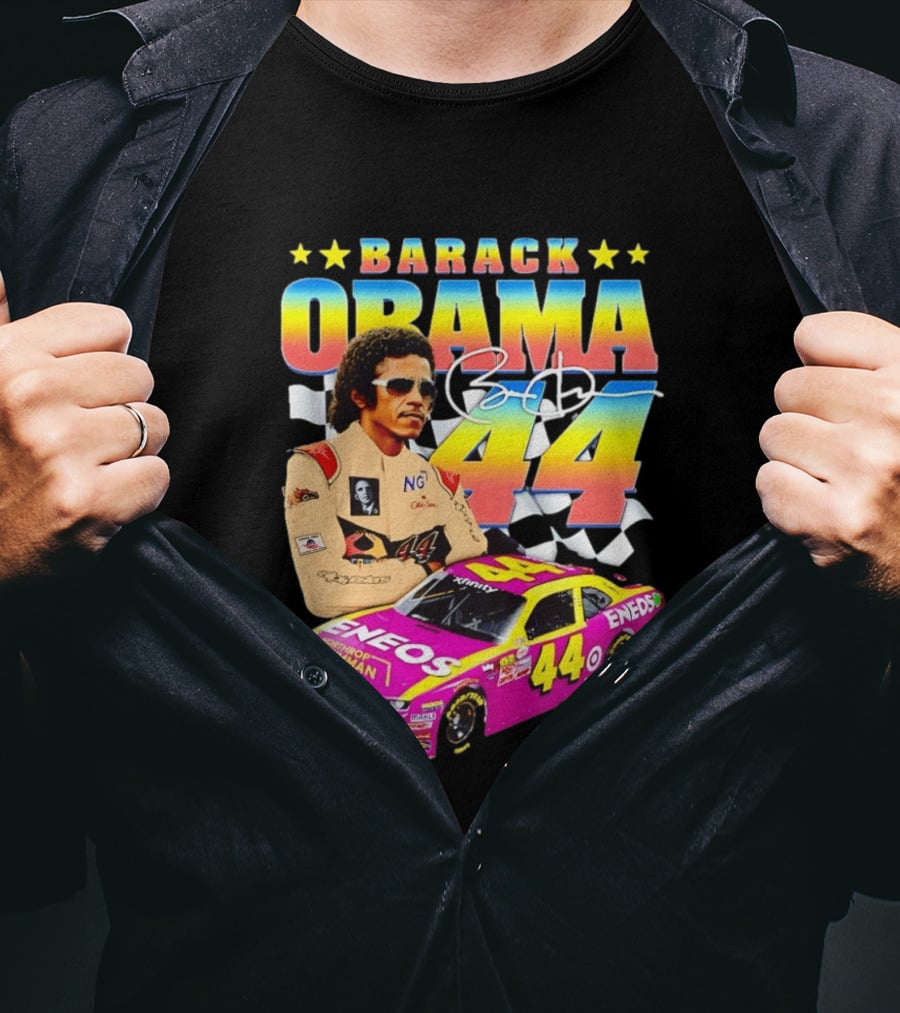 Barack Obama Racing 44 ENEOS NASCAR T-Shirt