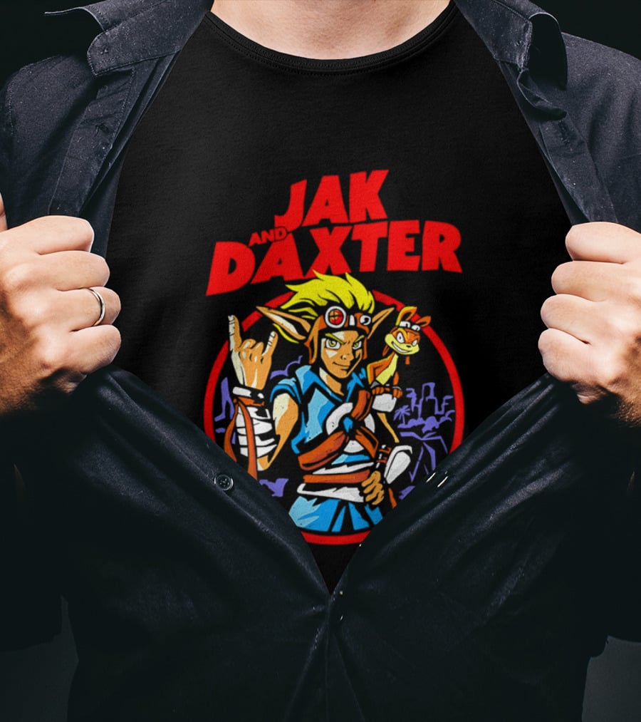 Jak And Daxter Iconic Characters T-Shirt