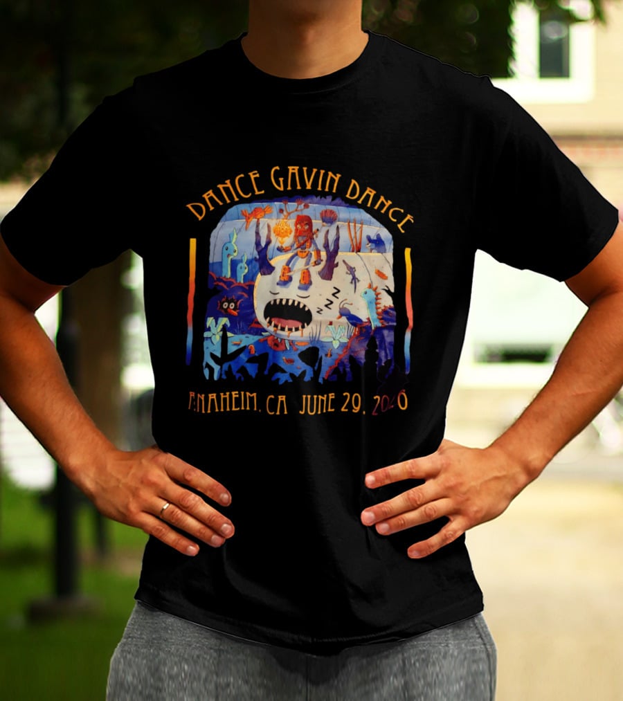 Dance Gavin Dance Anaheim CA June 29 2026 Surreal Underwater Adventure T-Shirt