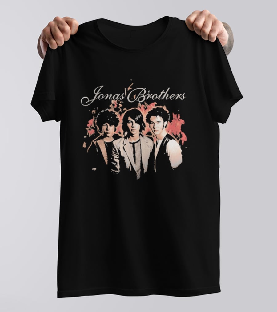 Jonas Brothers Fiery Backdrop Trio T-Shirt