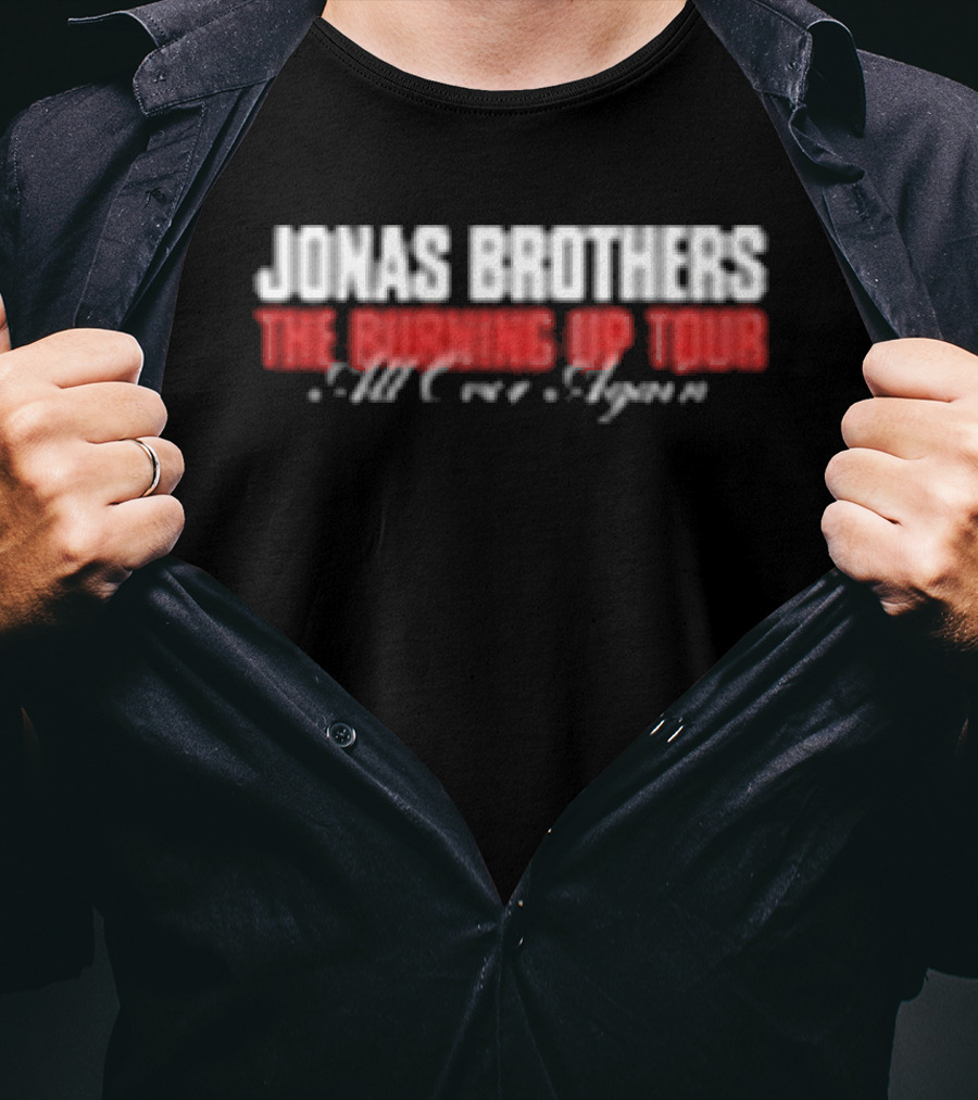 Jonas Brothers The Burning Up Tour 2008 Live MSG T-Shirt