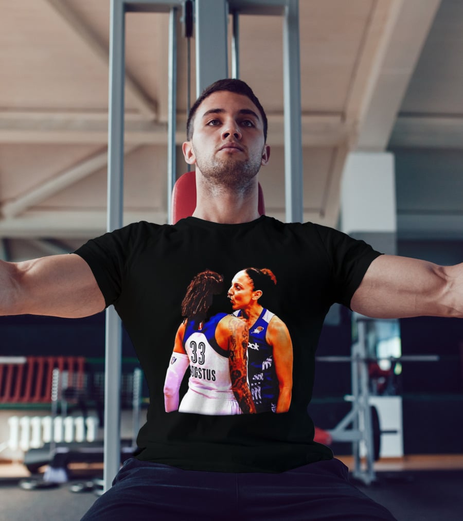 WNBA Diana Taurasi And Seimone Augustus Iconic Encounter Basketball Moment T-Shirt