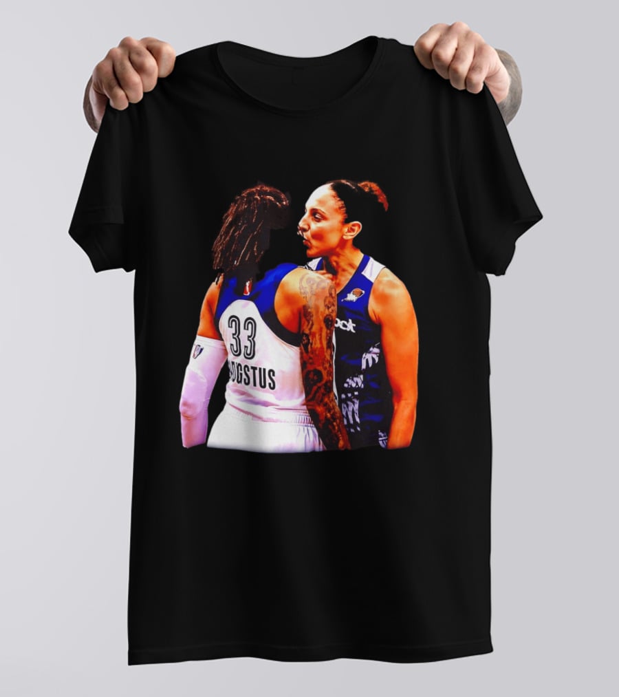 WNBA Diana Taurasi And Seimone Augustus Iconic Encounter Basketball Moment T-Shirt