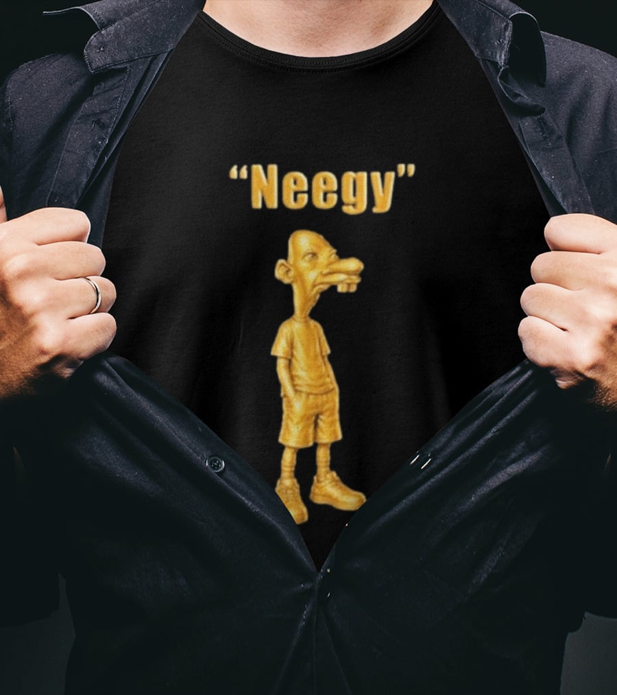 Neegy Energy Tung Tung Vintage Cartoon T-Shirt