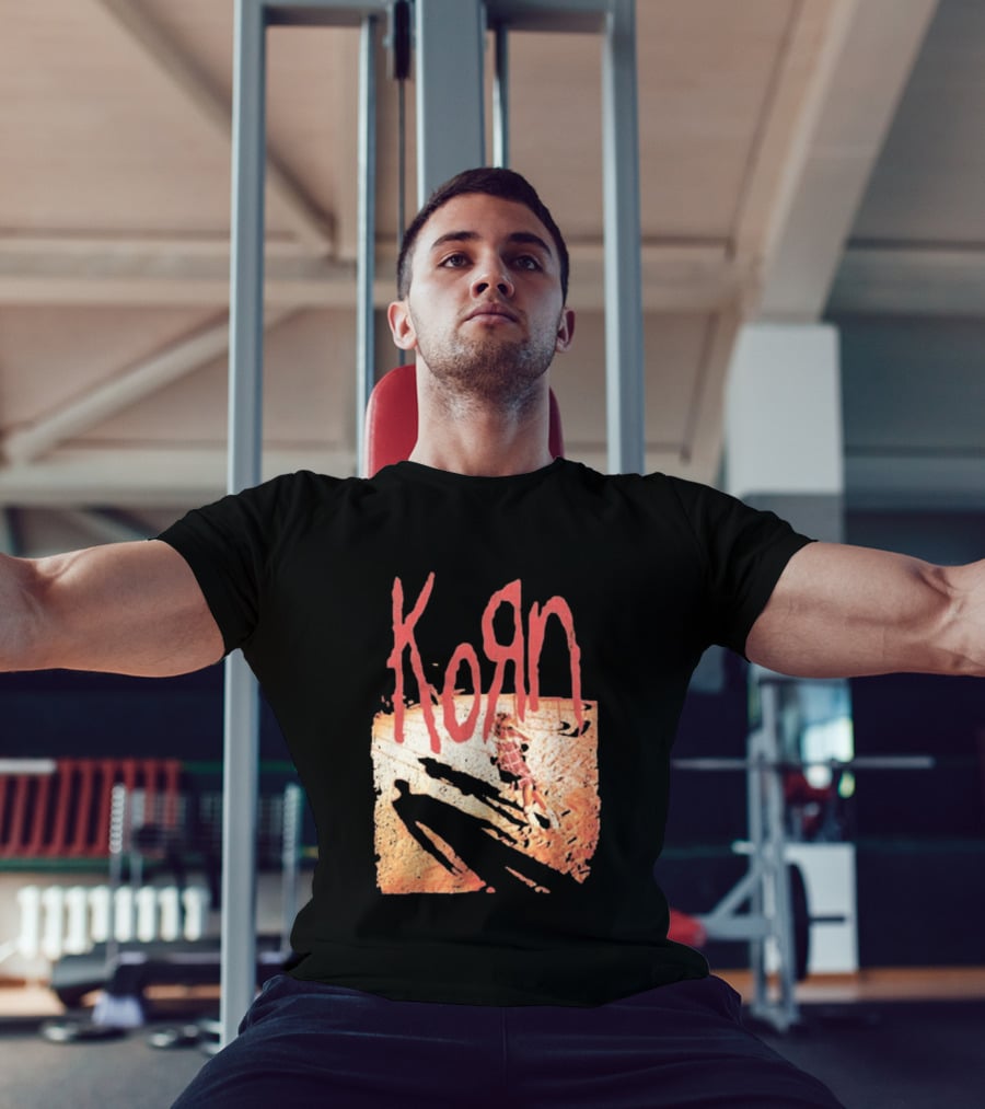 Korn Self Titled Album Cover Art With Distressed Child T-Shirt