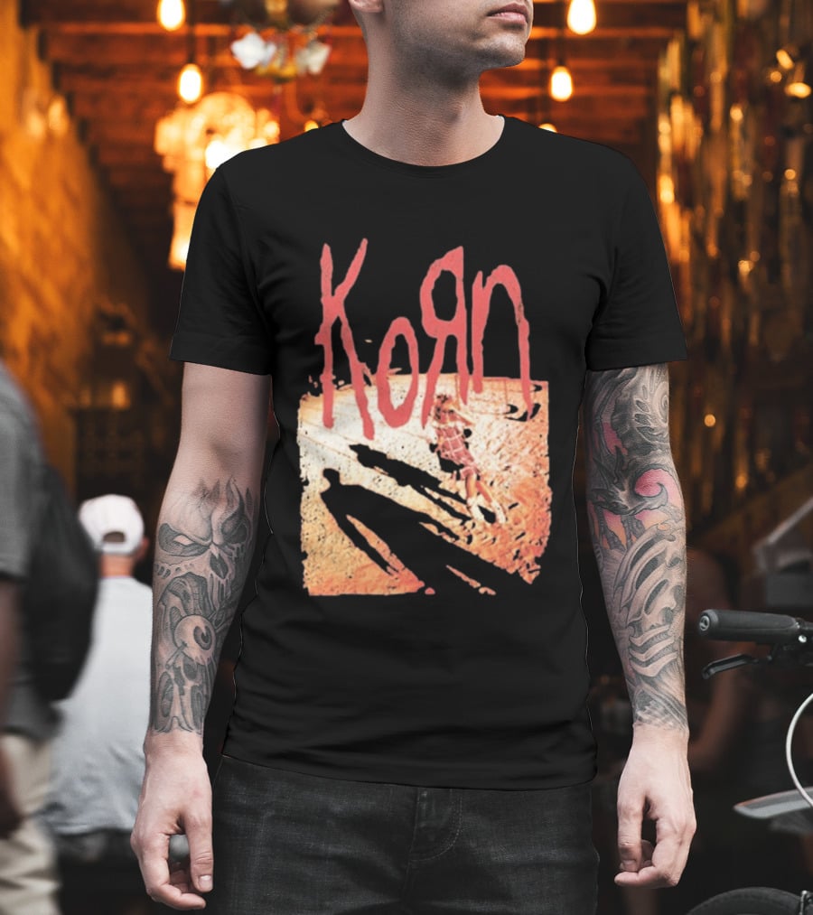 Korn Self Titled Album Cover Art With Distressed Child T-Shirt
