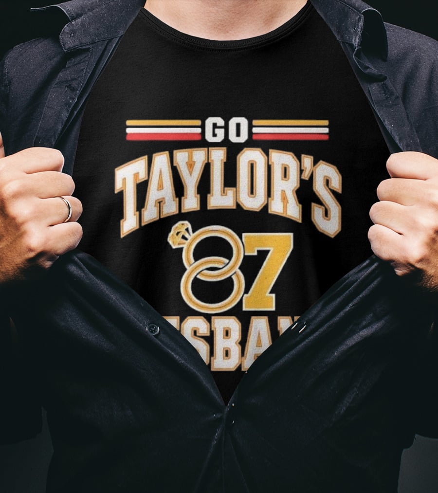 Go Taylor's 87 Husband Interlocking Engagement Rings Diamond T-Shirt