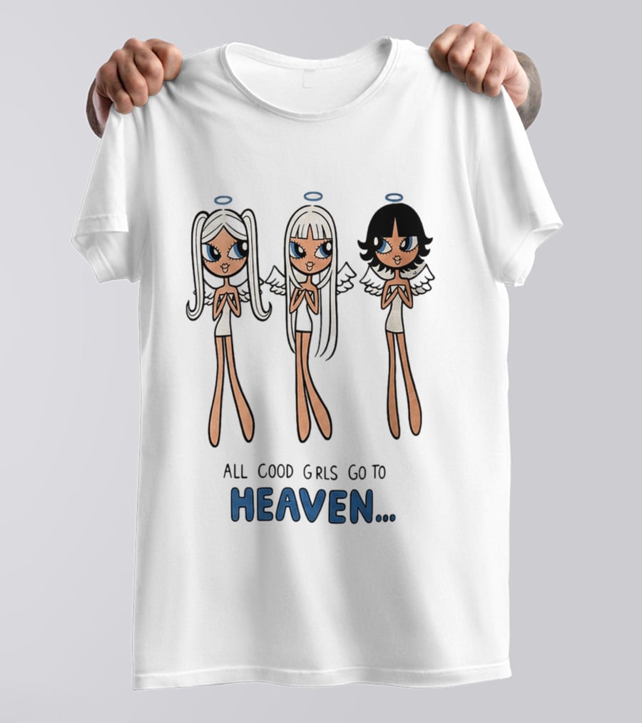 All Good Girls Go To Heaven Angel T-Shirt
