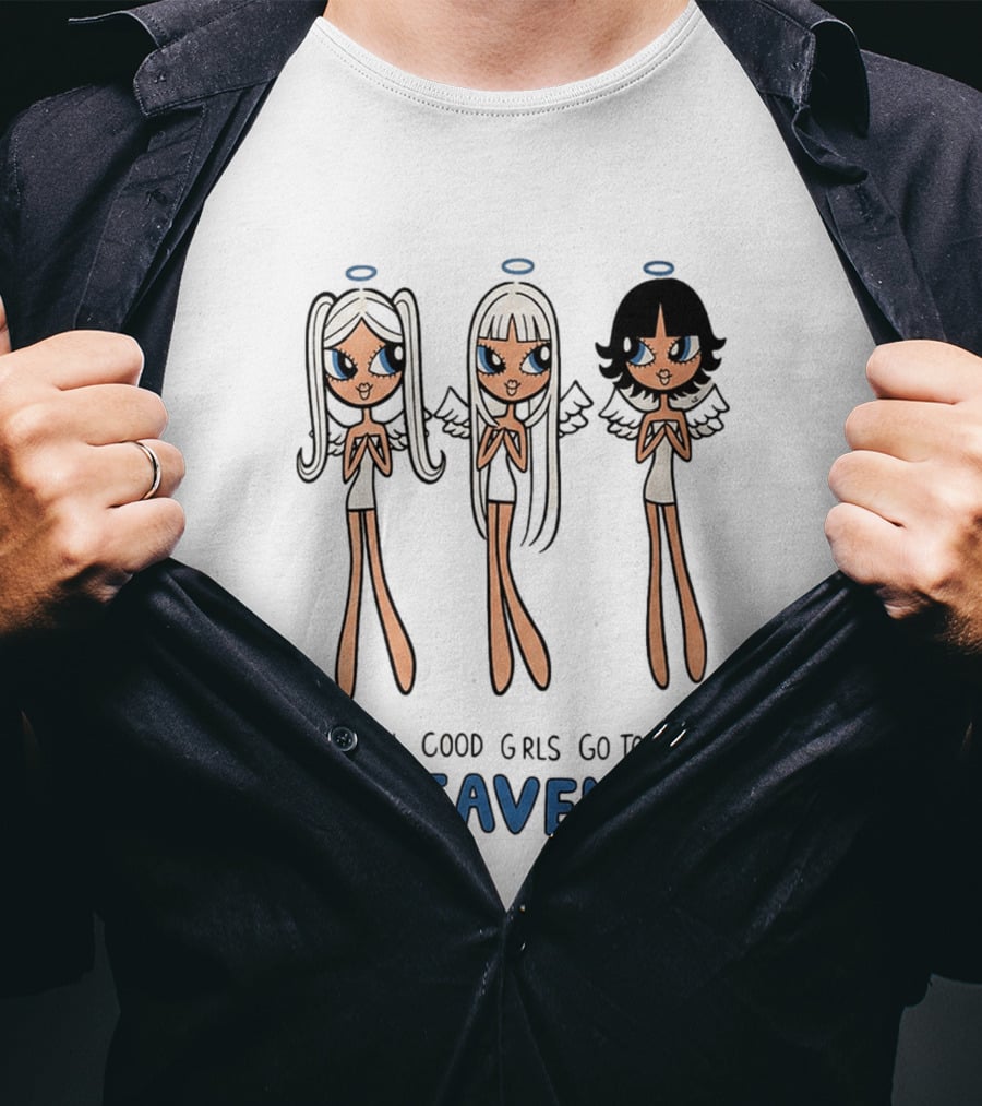 All Good Girls Go To Heaven Angel T-Shirt