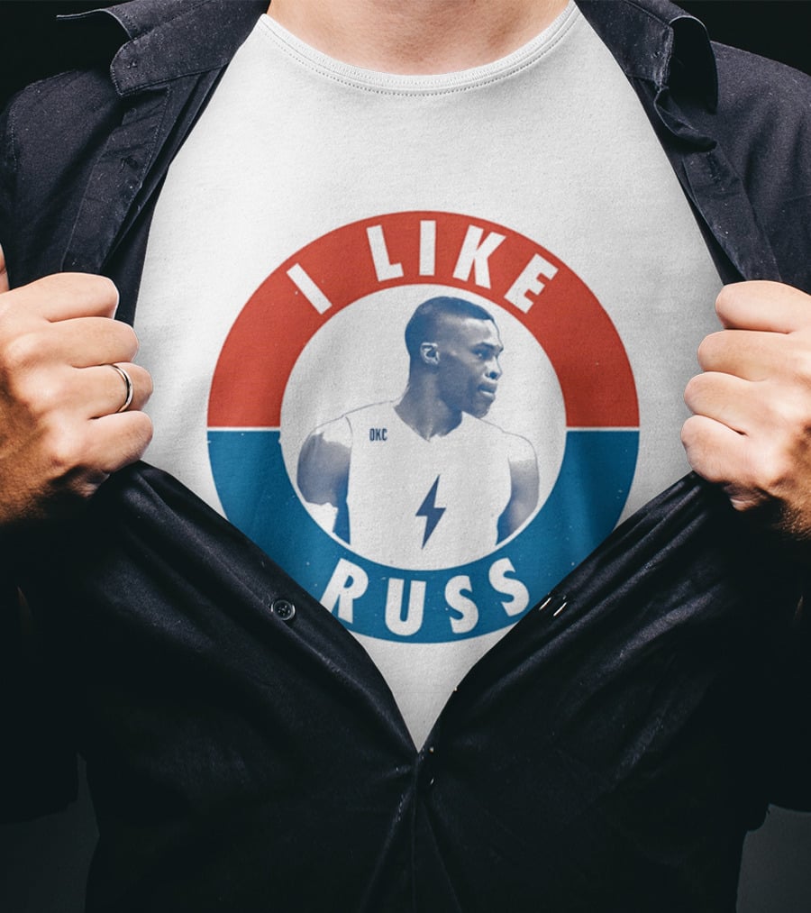 I Like Russ Oklahoma City Thunder Westbrook T-Shirt