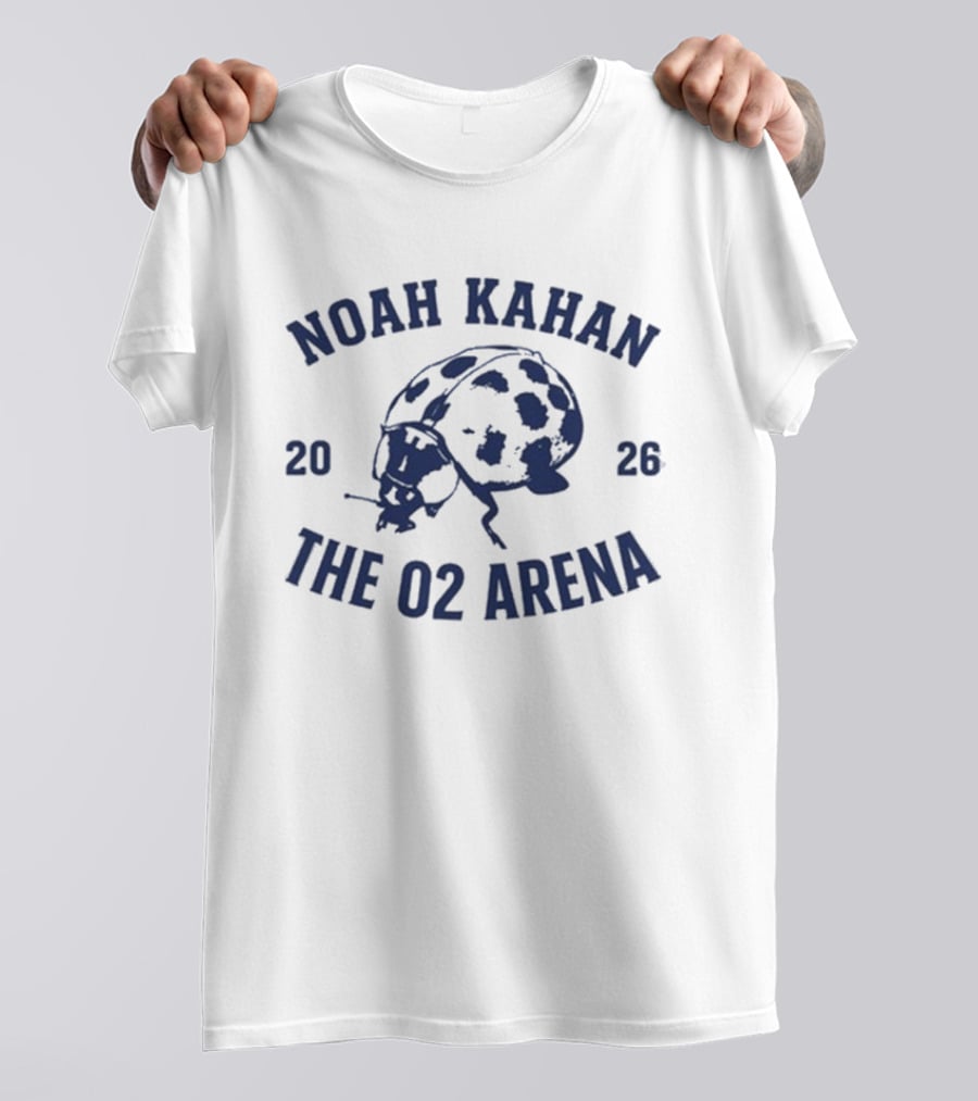 Noah Kahan Tour 2026 Ladybug The O2 Arena London T-Shirt