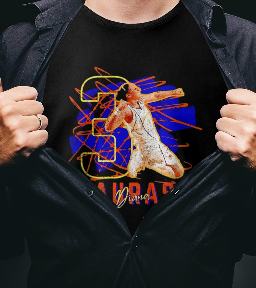 Diana Taurasi No 3 Phoenix Mercury WNBA Basketball T-Shirt