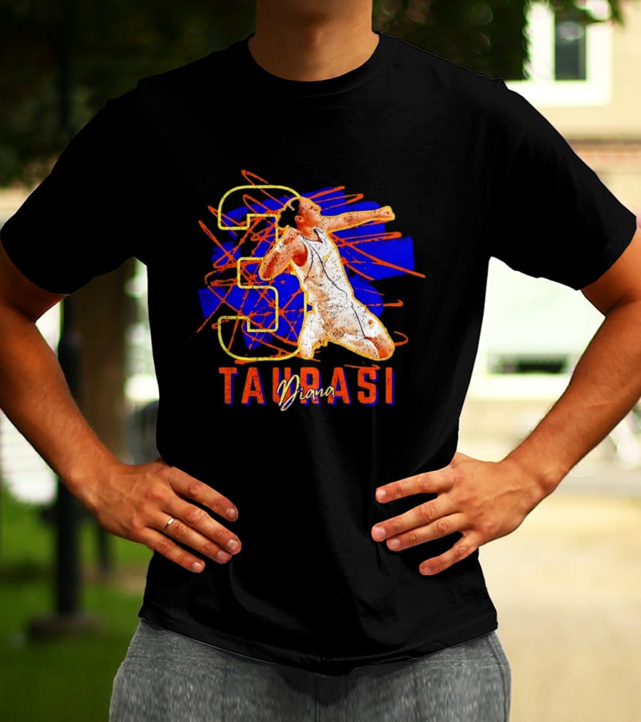 Diana Taurasi No 3 Phoenix Mercury WNBA Basketball T-Shirt