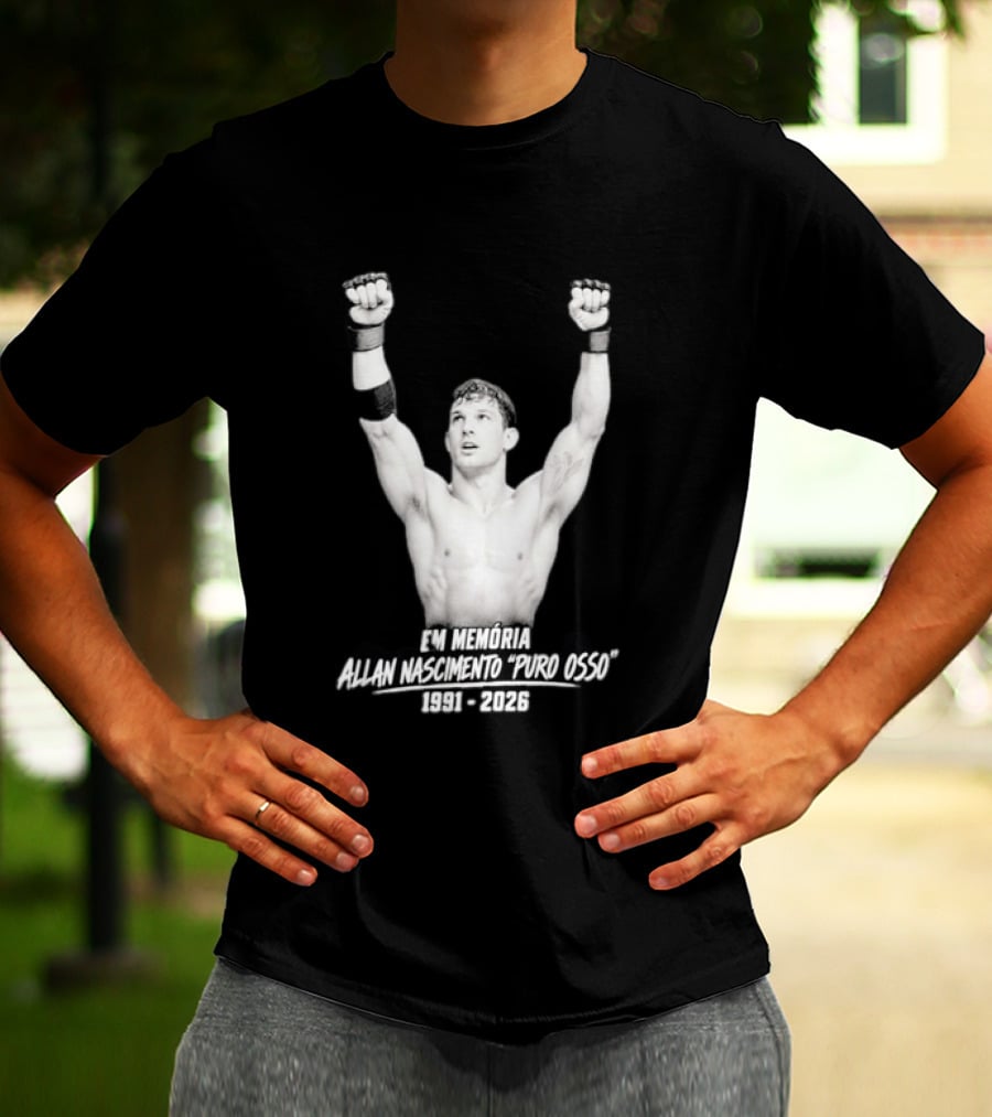 Ian Machado Garry Em Memória Allan Nascimento Puro Osso 1990 2026 T-Shirt