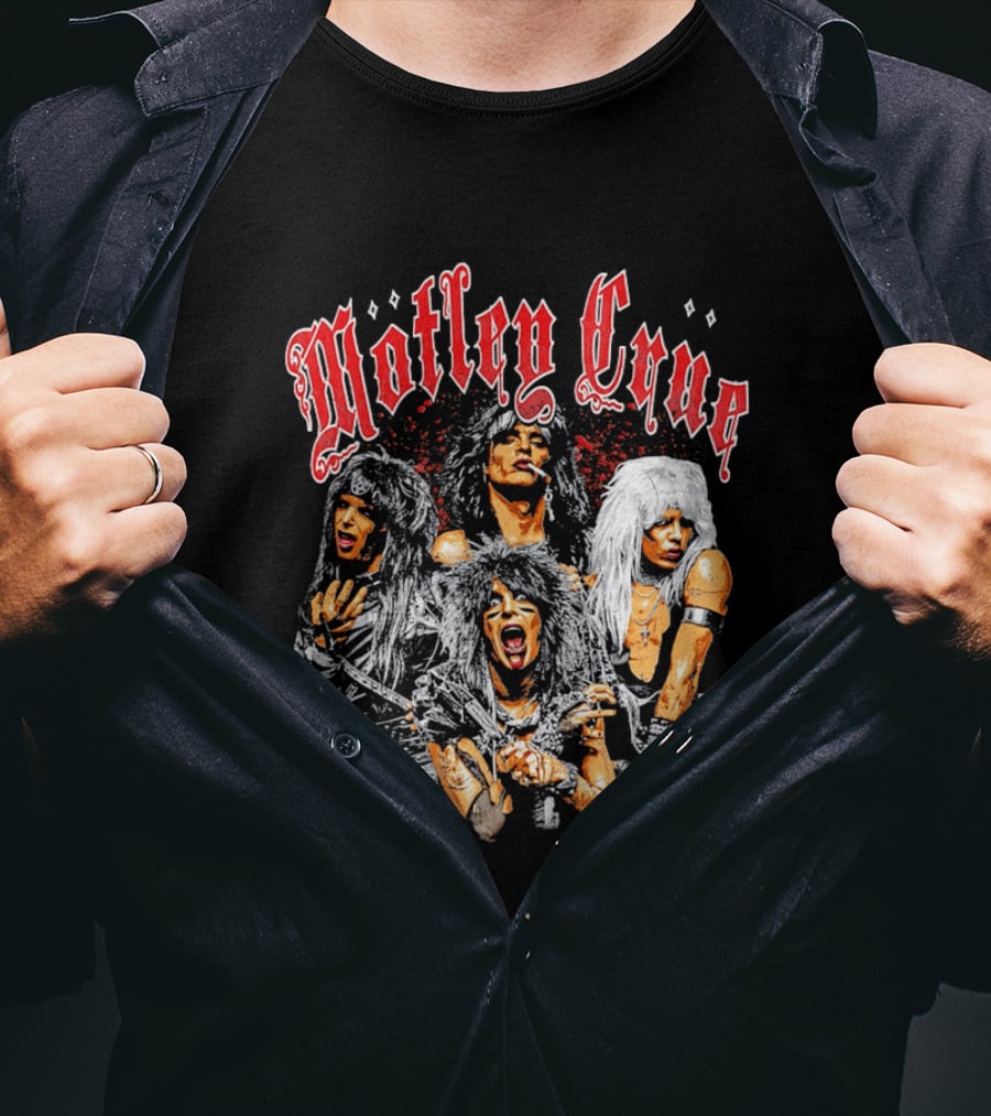 Mötley Crüe Classic Band Members T-Shirt