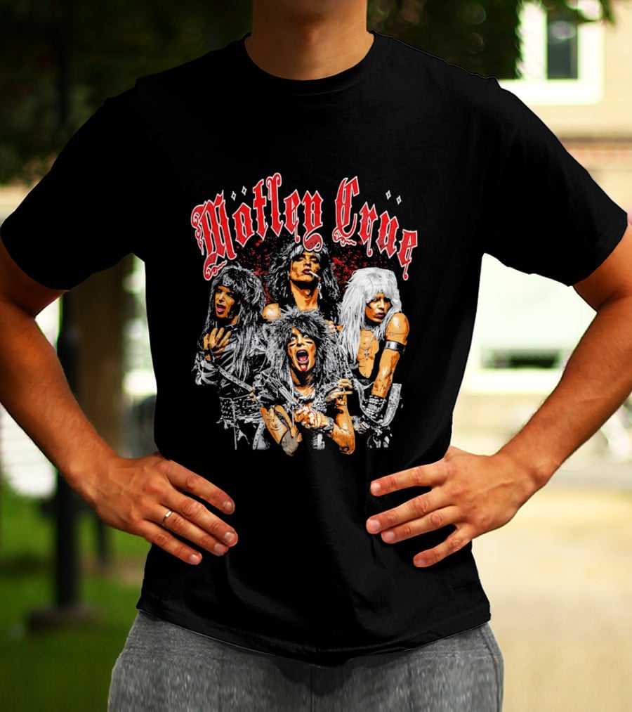 Mötley Crüe Classic Band Members T-Shirt