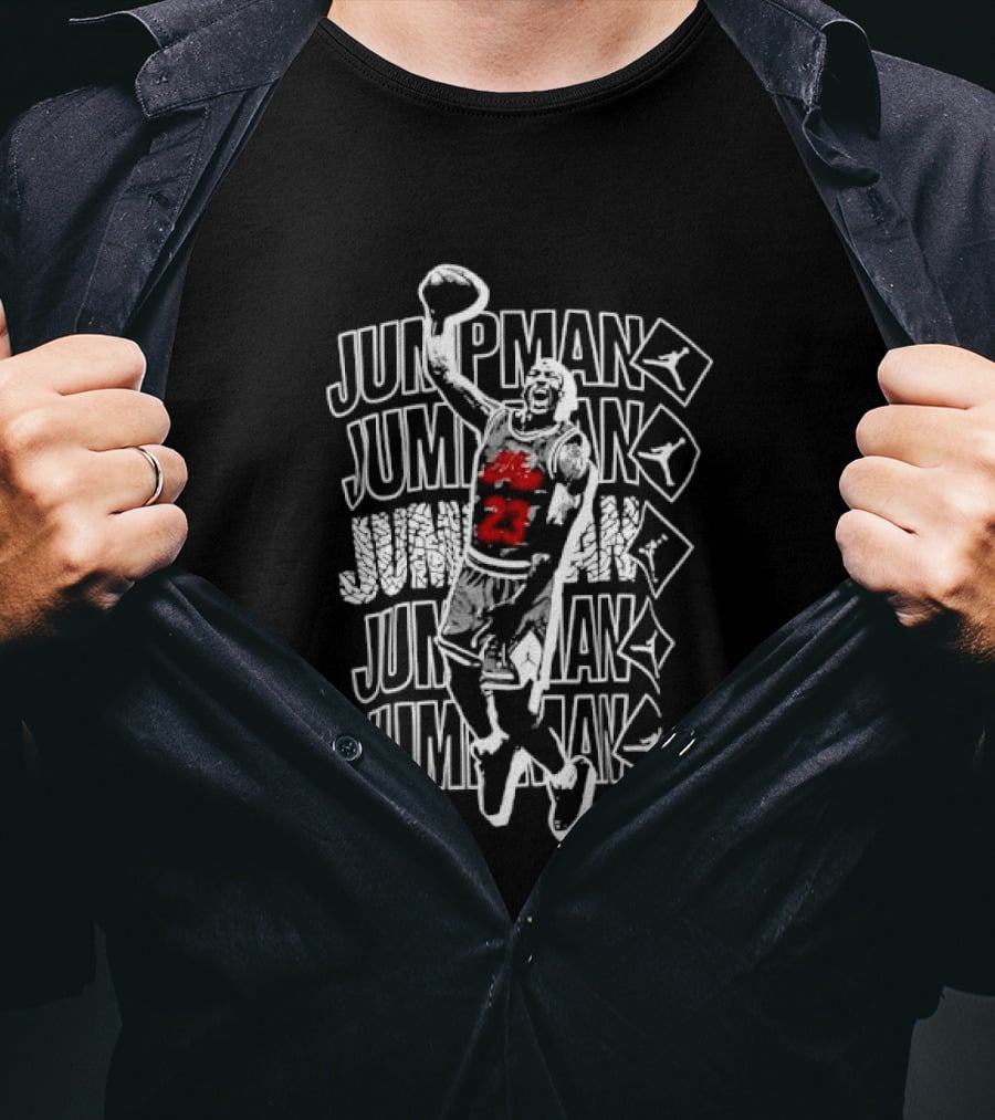 Jumpman Basketball Player Dunking T-Shirt