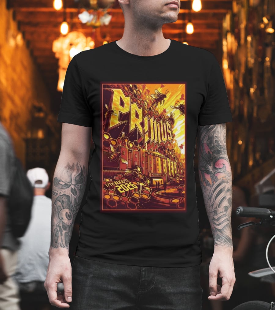 Primus O2 Victoria Warehouse Manchester UK 17th August 2026 T-Shirt