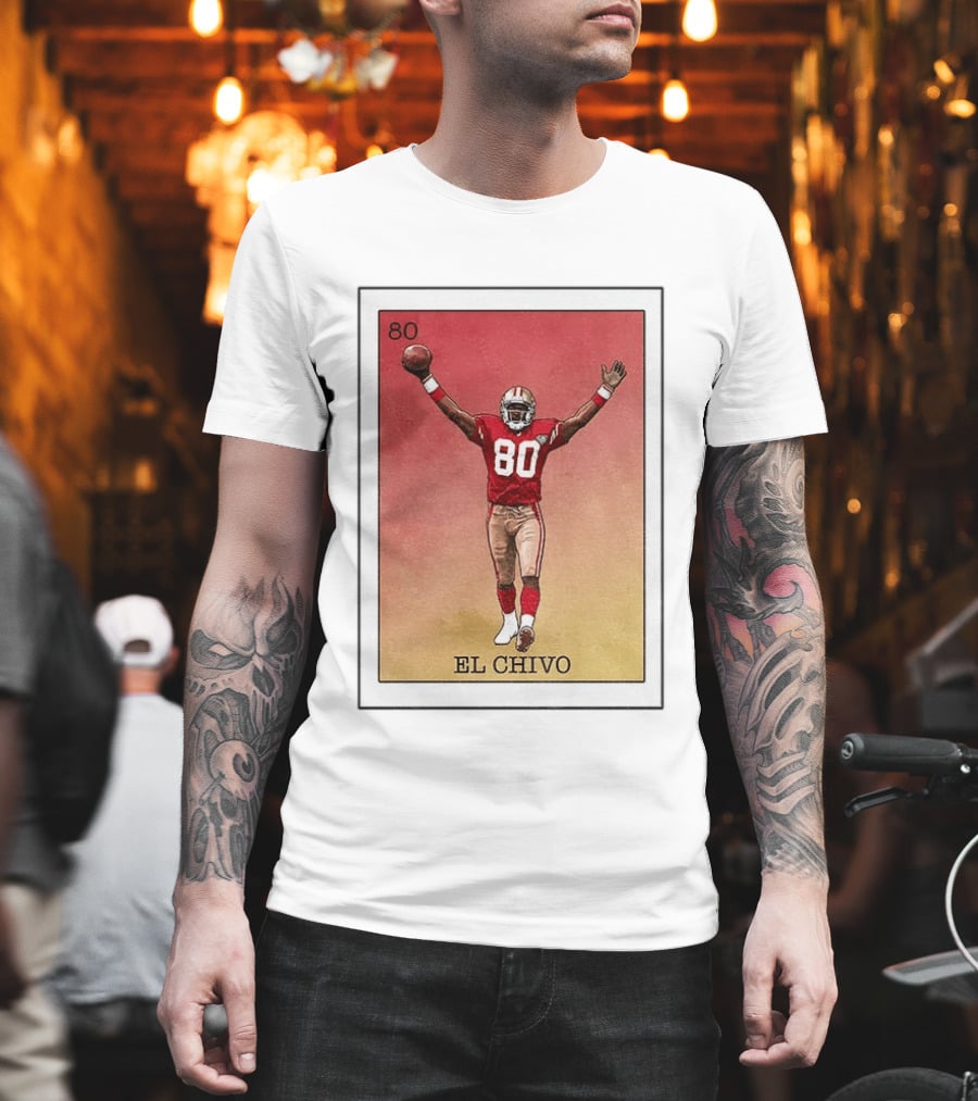 El Chivo 80 San Francisco 49ers Loteria Card T-Shirt