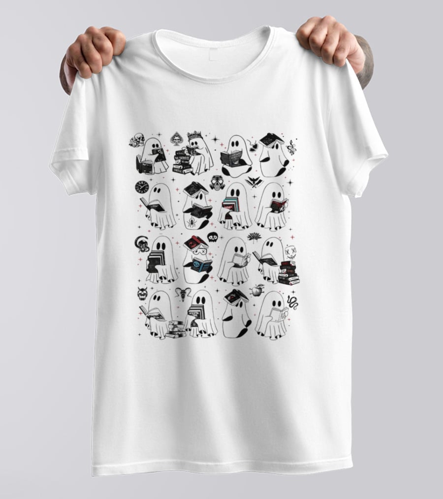 The Sacrifice The Sinner Sabotage Still Beating Lights Out Ghost Reading Books T-Shirt