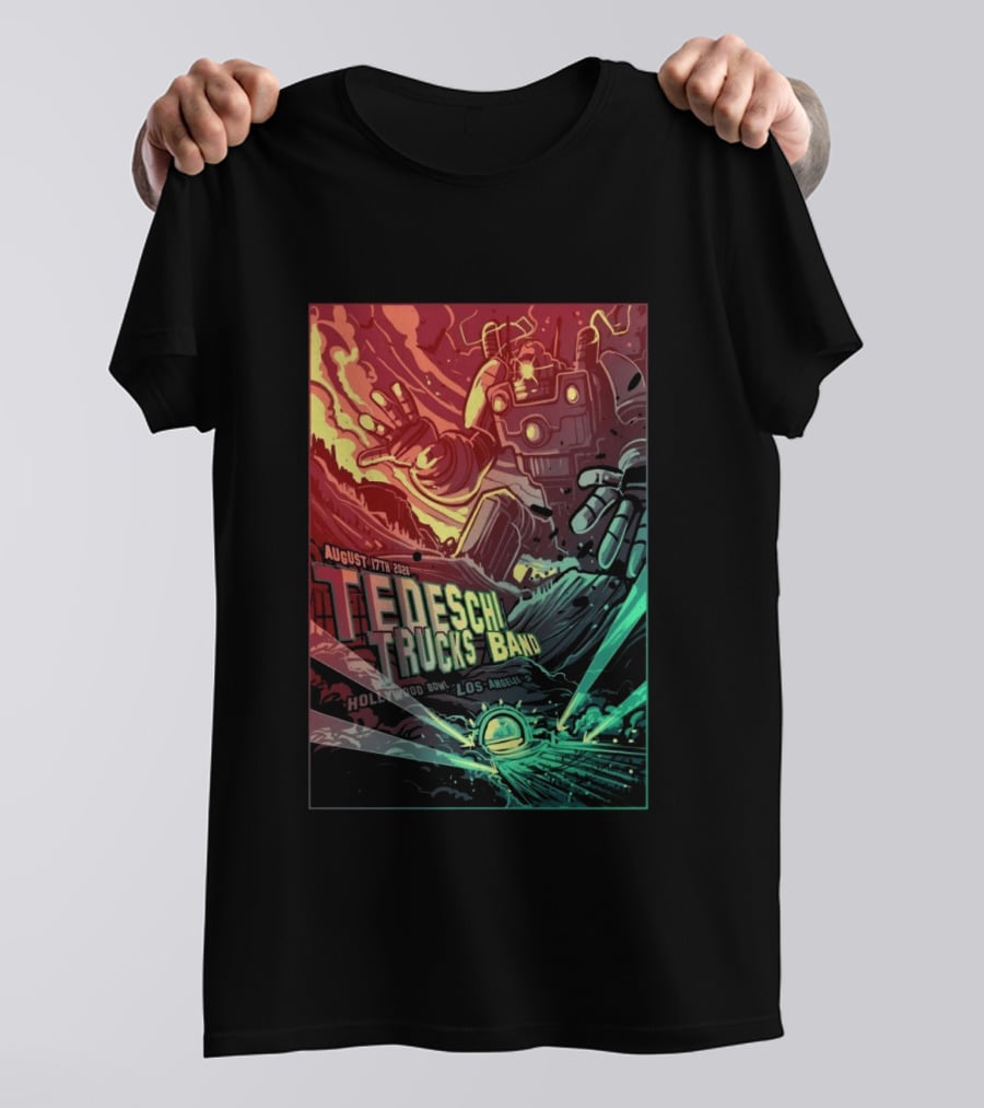August 17 2026 Tedeschi Trucks Band Hollywood Bowl Los Angeles Tour T-Shirt