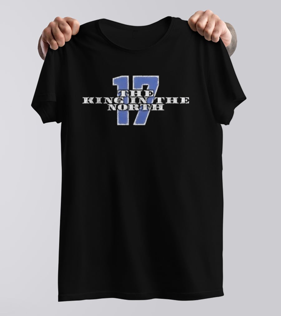 The King In The North Distressed Blue 17 T-Shirt