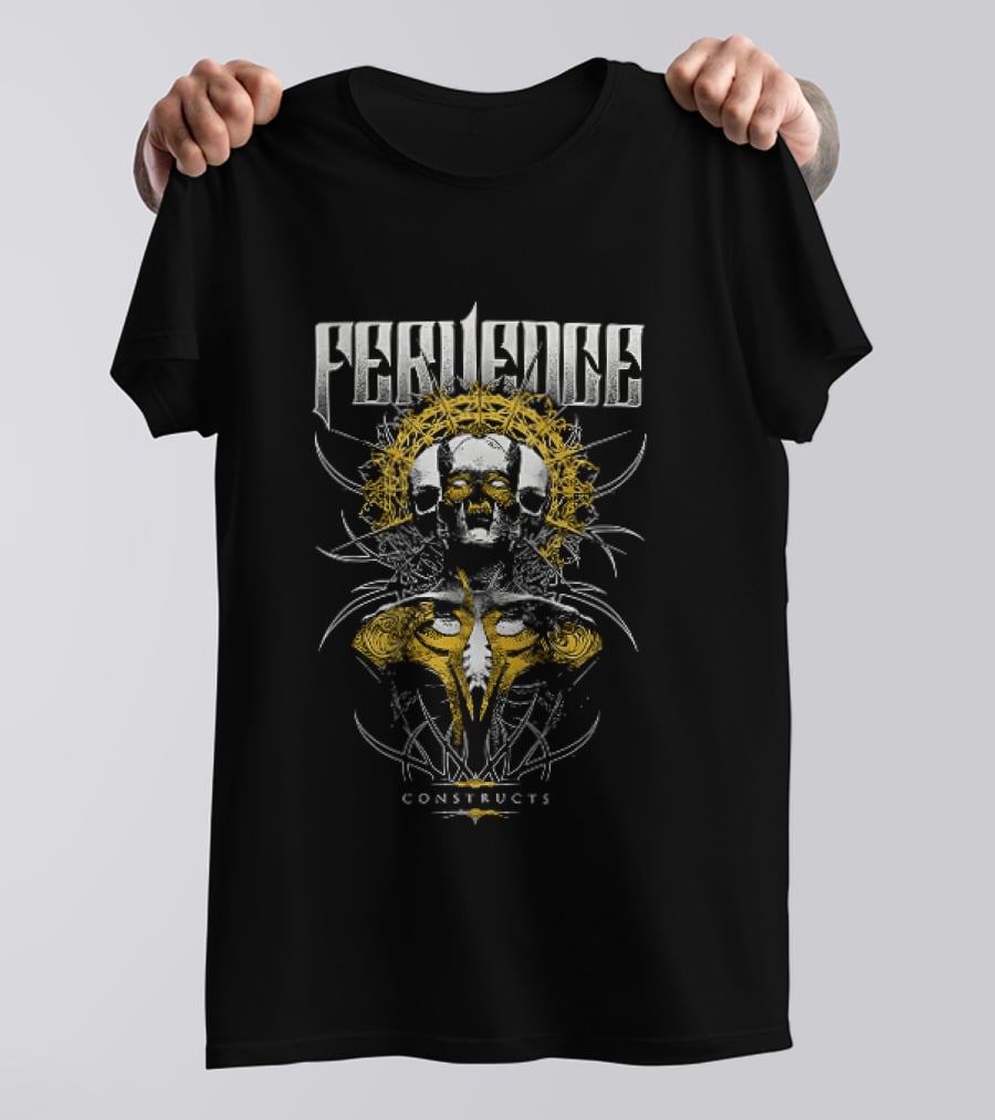 Fervence Constructs Skull And Halo T-Shirt
