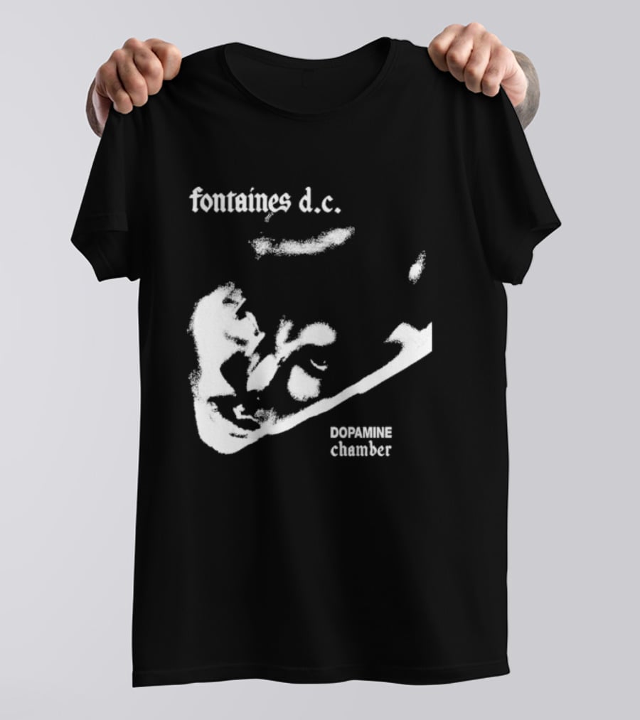 Fontaines D.C. Dopamine Chamber Black And White T-Shirt