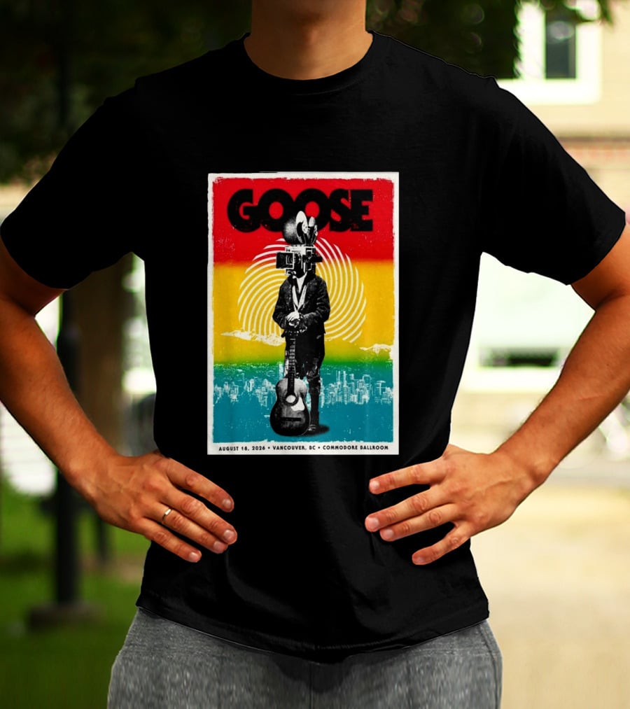Goose August 18 2026 Vancouver BC Commodore Ballroom T-Shirt