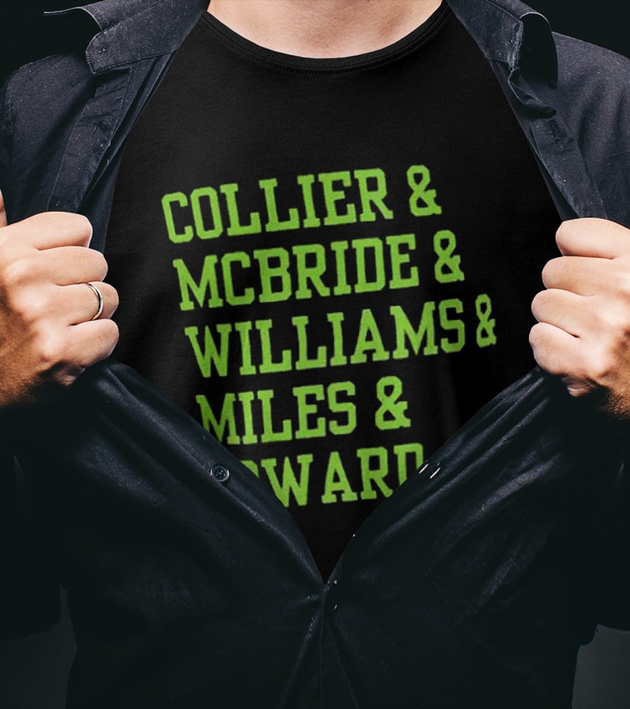 Collier McBride Williams Miles Howard Minnesota Lynx WNBA Players T-Shirt