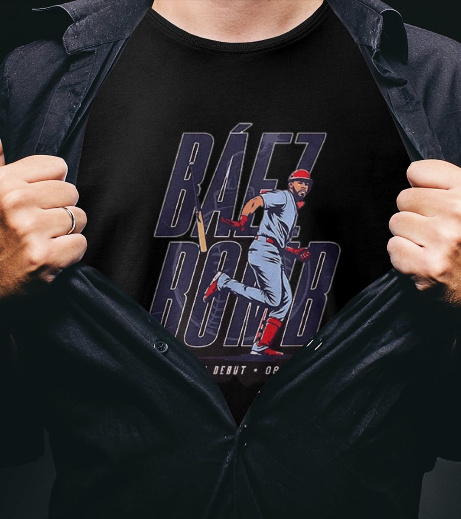 St. Louis Cardinals Baez Bomb Joshua Baez No 22 3 HR In Debut 08.15.26 T-Shirt