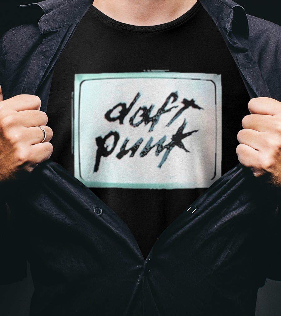 Daft Punk Human After All Vintage Television T-Shirt