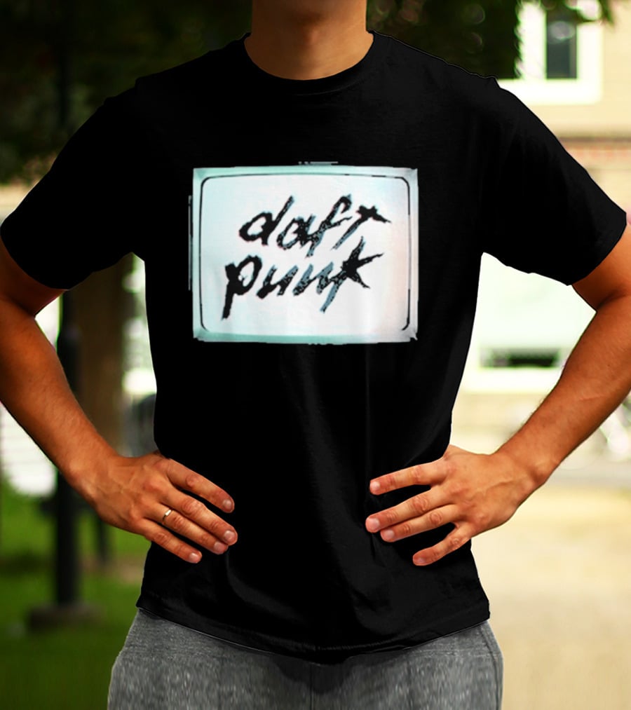 Daft Punk Human After All Vintage Television T-Shirt