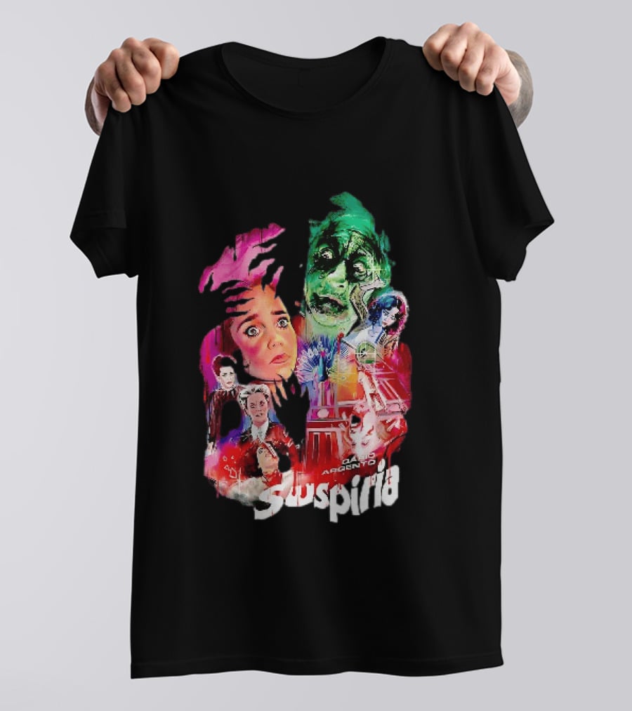 Suspiria Dario Argento Horror Collage Death Is Coming For You T-Shirt