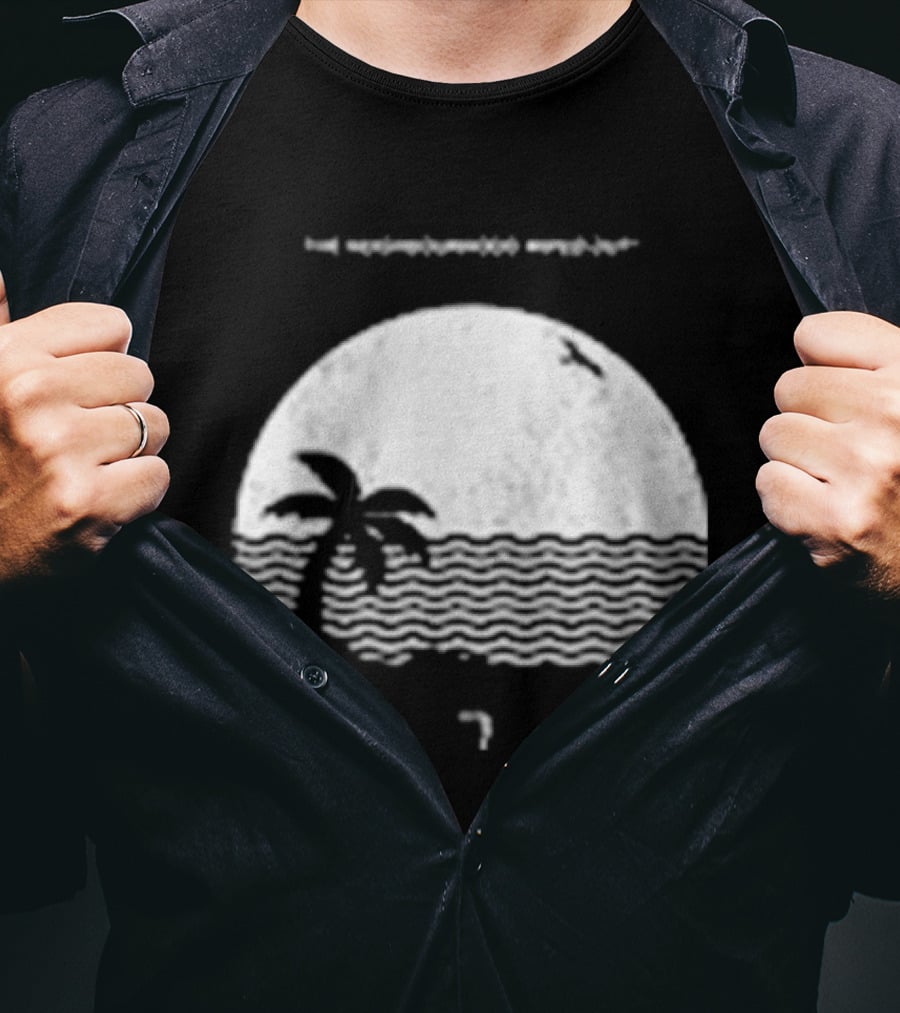 The Neighbourhood Wiped Out Album Palm Tree Beach Scene T-Shirt