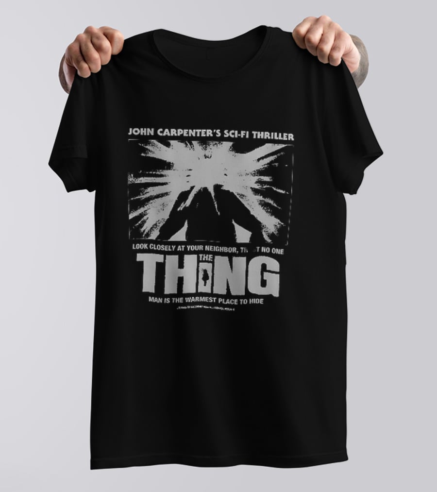 John Carpenter's Sci Fi Thriller The Thing 1982 Movie T-Shirt