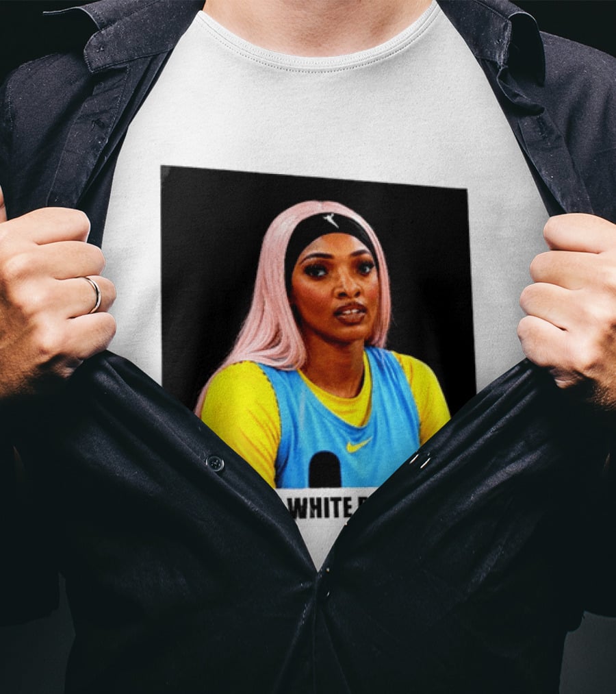 Angel Reese Atlanta Dream I Hate White People T-Shirt