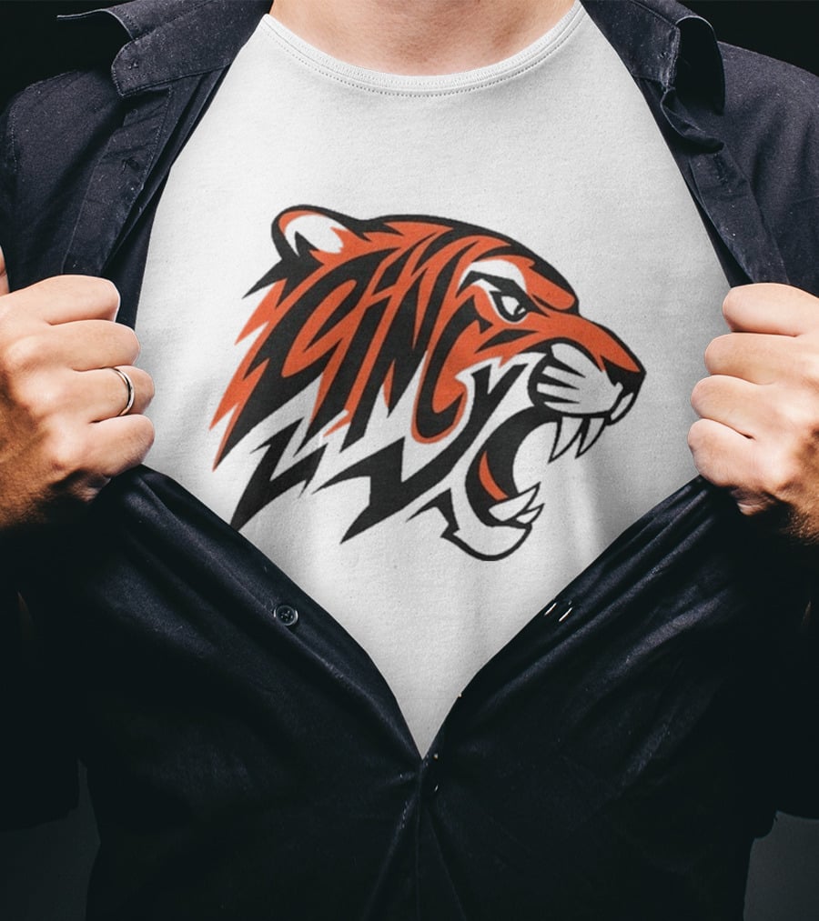 Cincy Tiger Stripes Roaring Bengal T-Shirt