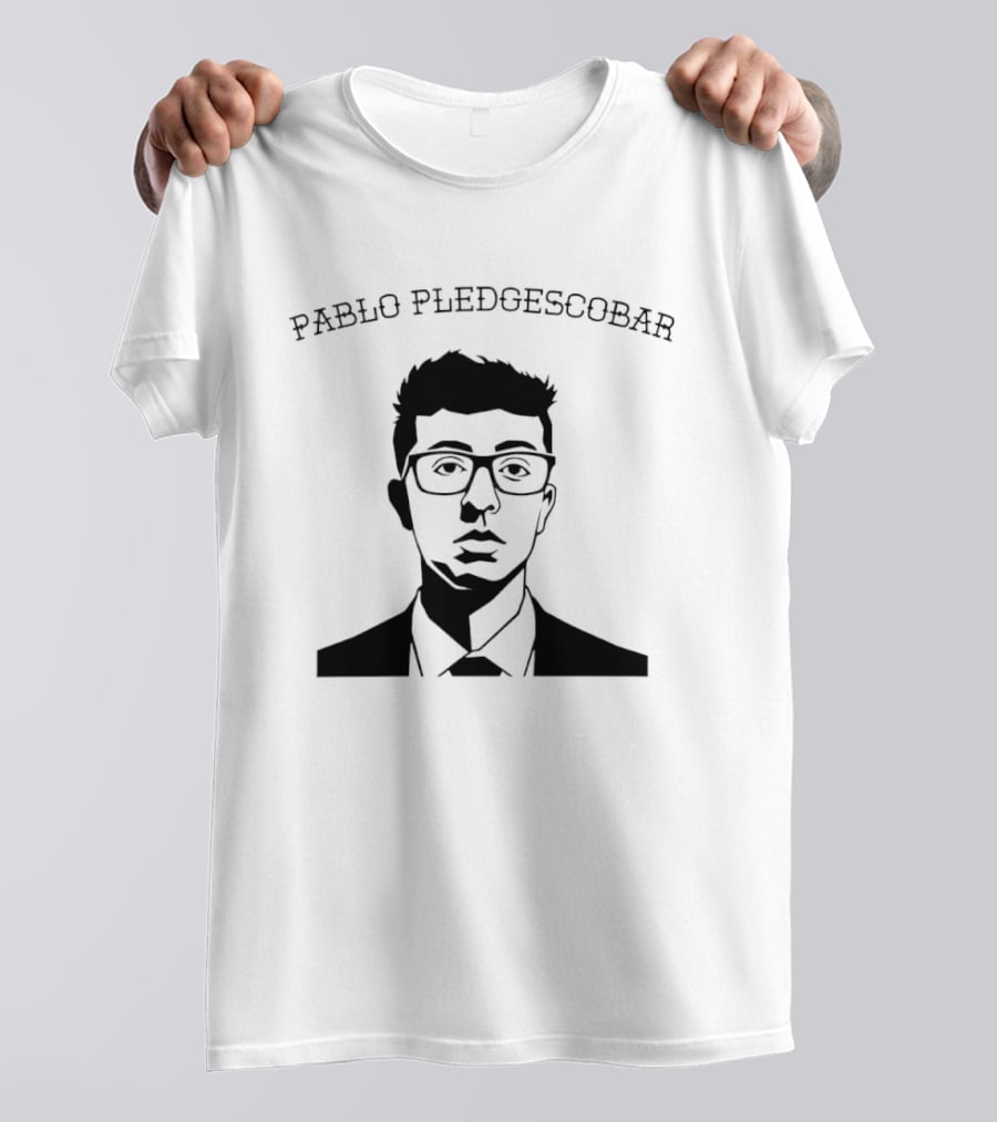 Pablo Pledgescobar Vector Glasses Man T-Shirt