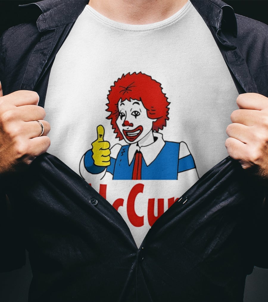 Ronald McDonald McCunt Thumbs Up Red Hair Blue Outfit T-Shirt