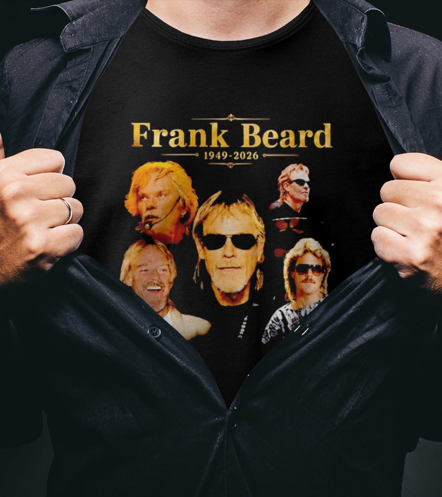 Frank Beard 1949 2026 Memorial Collage T-Shirt