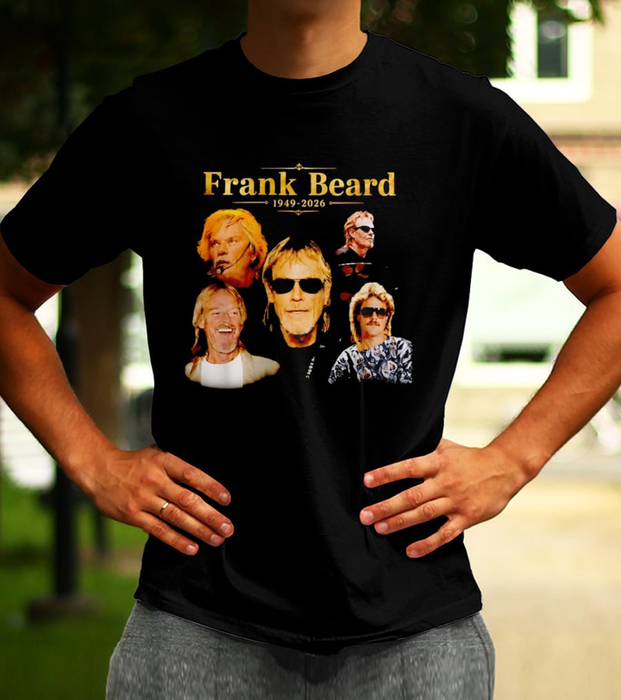 Frank Beard 1949 2026 Memorial Collage T-Shirt