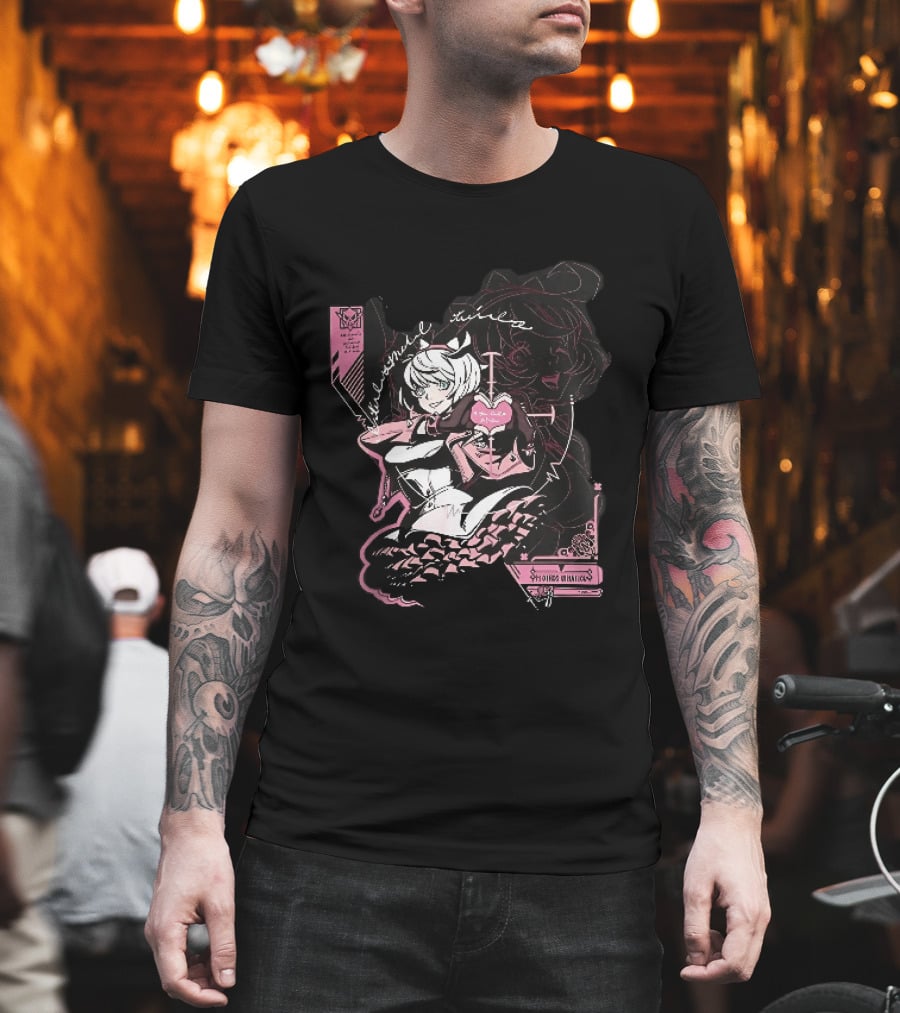 Elphelt Valentine Anime Girl Magical Heart Gesture Eternal Love T-Shirt
