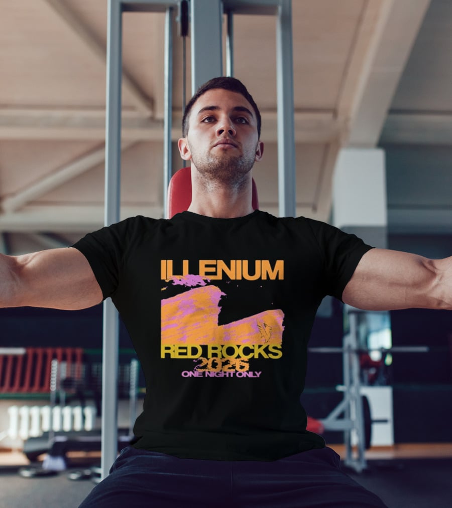 ILLENIUM Red Rocks 2026 One Night Only Event August 19 T-Shirt
