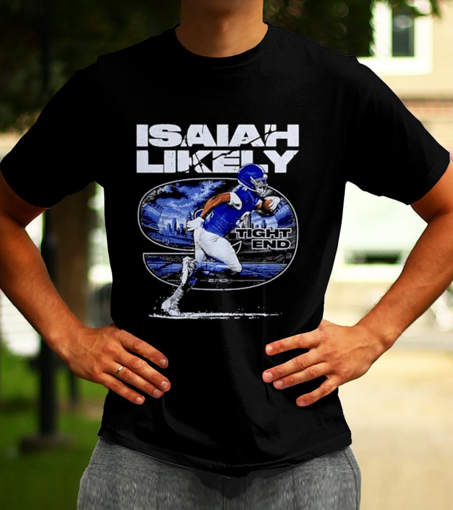 Isaiah Likely Tight End New York Giants Player T-Shirt