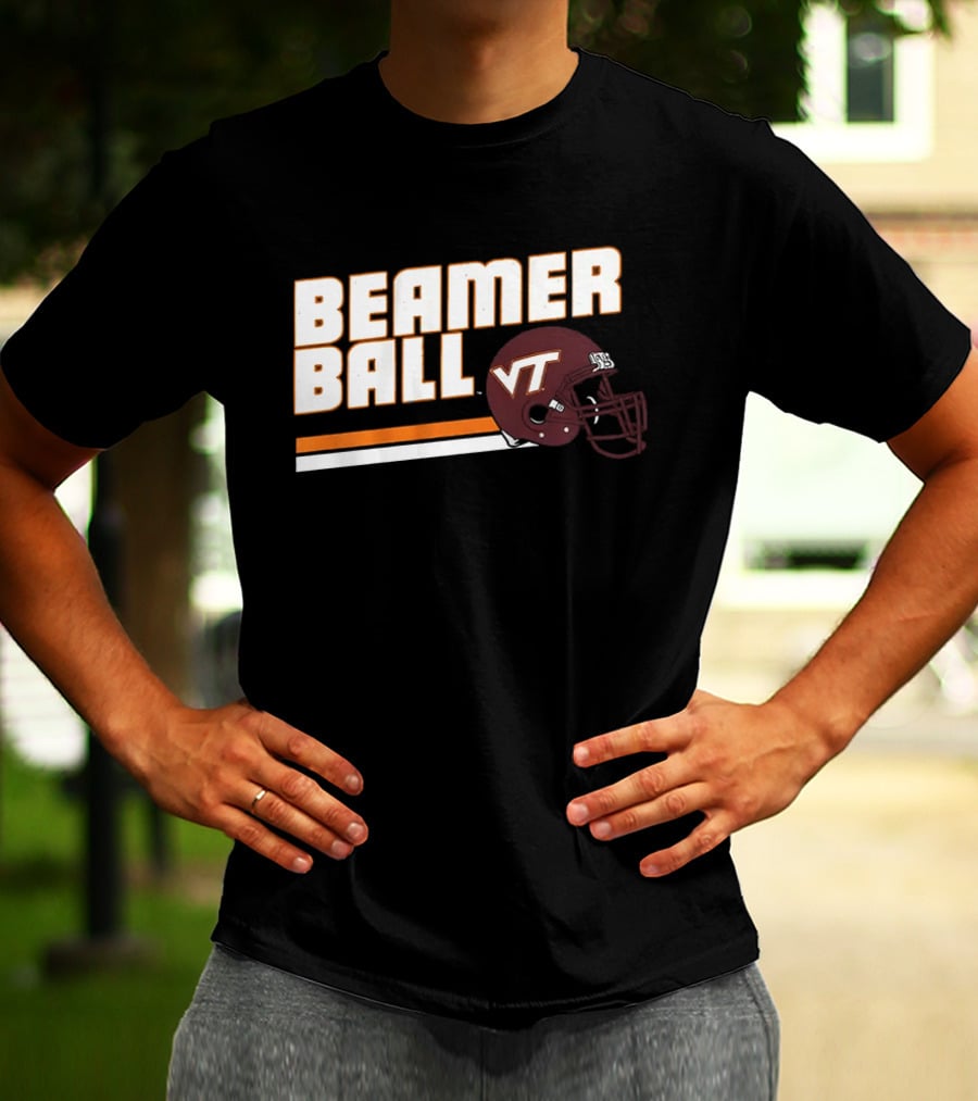 Beamer Ball VT Football Virginia Tech Frank Beamer Coach T-Shirt
