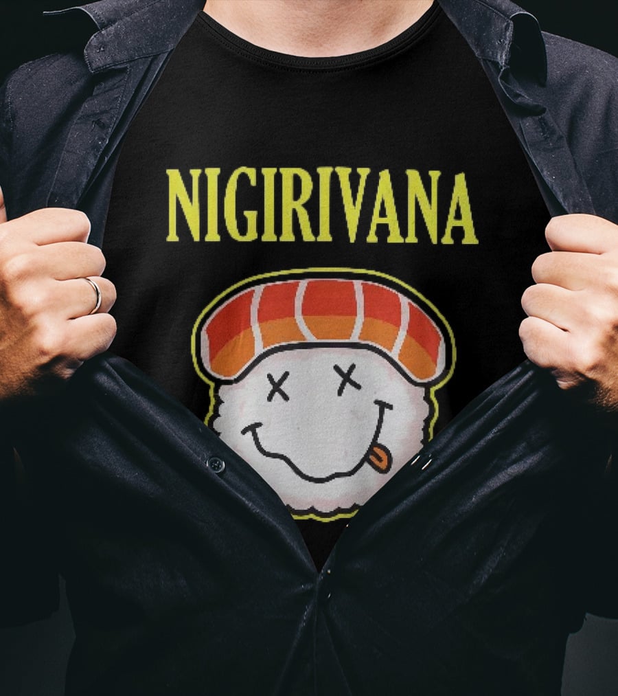 Nigirivana Sushi Nigiri Smile Face T-Shirt