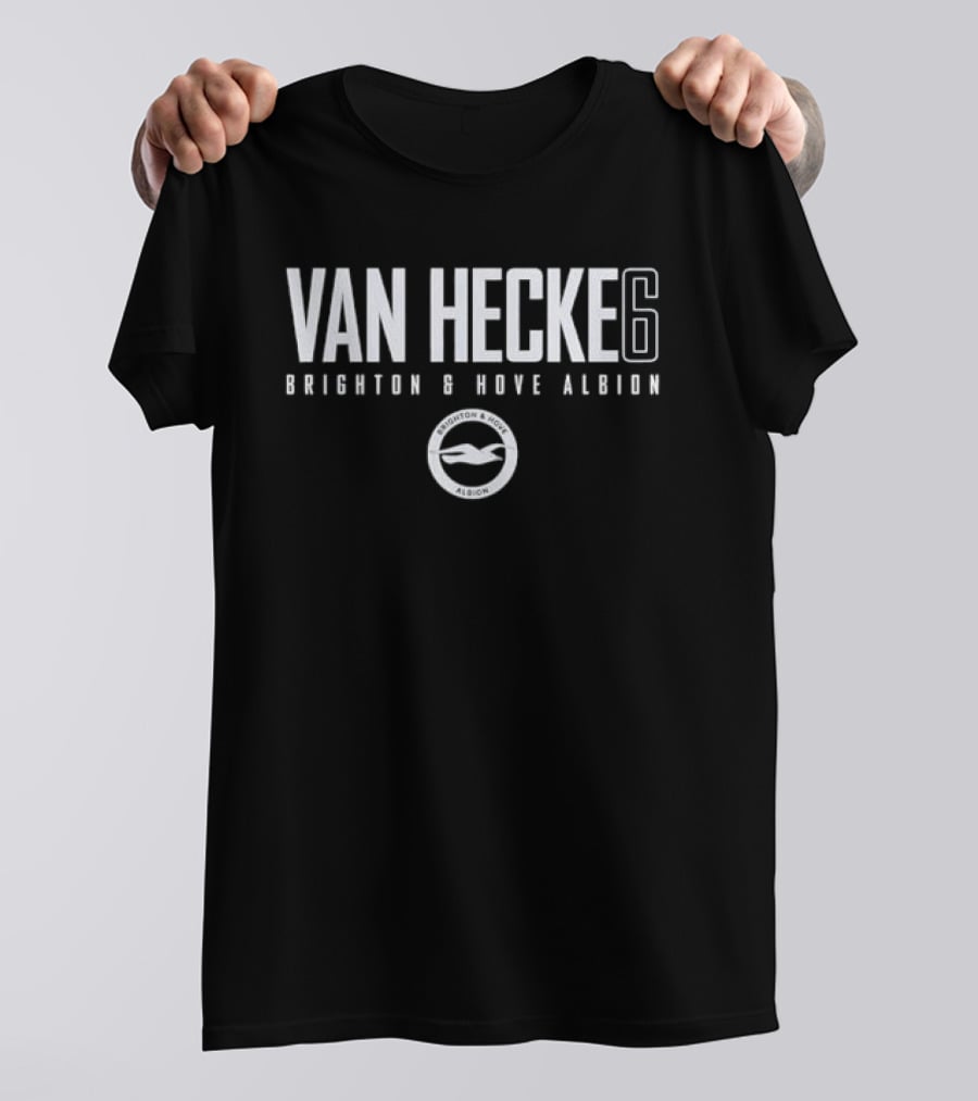 Van Hecke 6 Brighton & Hove Albion Seagulls Number Six T-Shirt